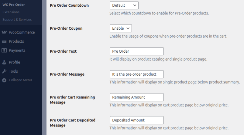 Webkul Pre-Order Settings - IsItWP - Free WordPress Theme Detector Webkul Pre-Order Settings