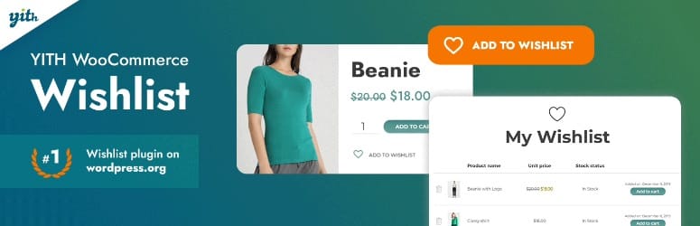 YITH WooCommerce Wishlist Plugin Page