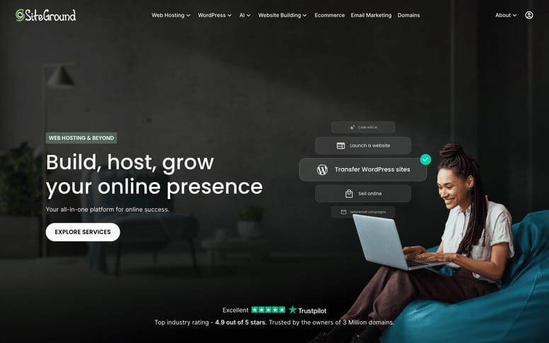 siteground-ai-studio-homepage