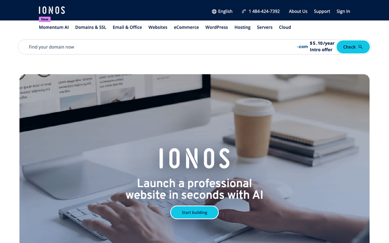 ionos-ai-website-builder-homepage