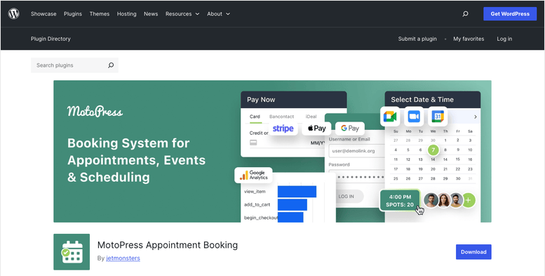 motopress-appointment-booking-wordpress-org-page