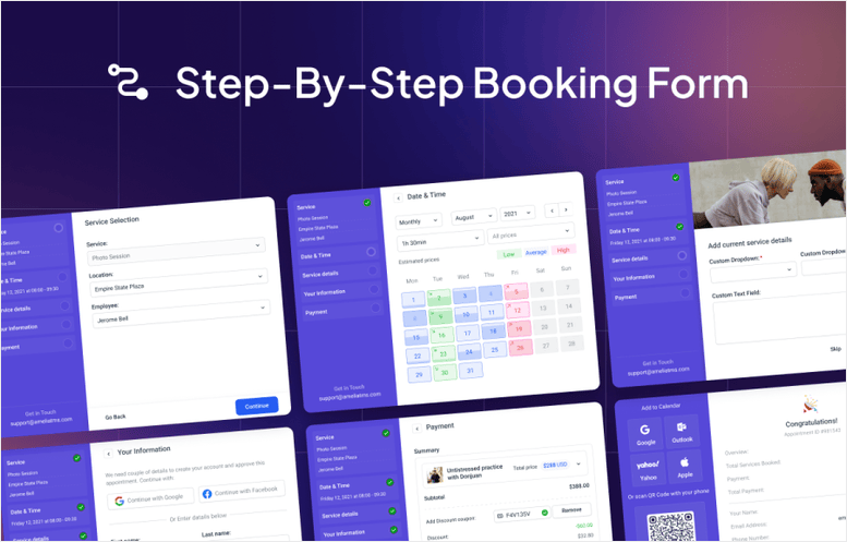 amelia-step-by-step-booking-form