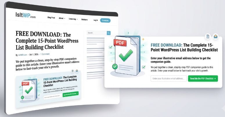 Vista Previa del Lead Magnet - IsItWP - Detector de Temas de WordPress Gratis Vista Previa del Lead Magnet