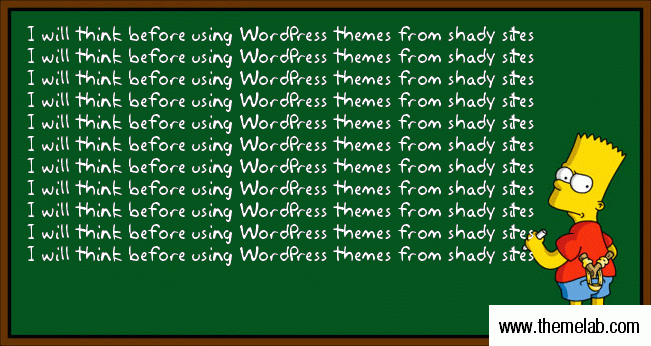 stop downloading wordpress themes