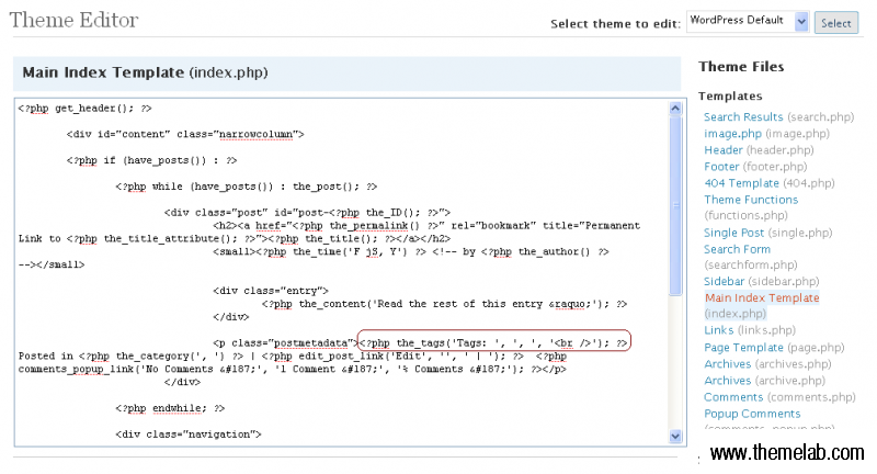 how to add wordpress tag support to your theme isitwp