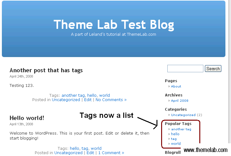 How to Add WordPress Tag Support To Your Theme IsItWP
